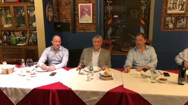 Gioja, Insaurralde y Cascallares juntos en Almirante Brown