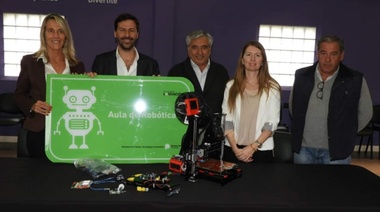 Llegó a Villegas el equipamiento de robótica