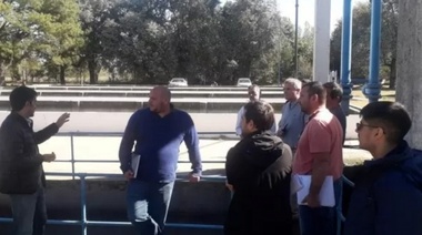 Funcionarios provinciales y municipales inspeccionaron la planta depuradora
