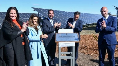 Escobar: Se inauguró el primer parque solar municipal del país