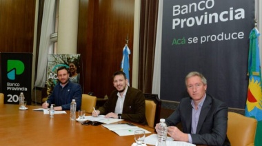 Ralinqueo selló un acuerdo con el Banco Provincia
