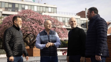 De la mano de Grindetti, Larreta refuerza su imagen en Lanús
