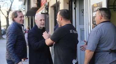 De la mano de Garro, Rodríguez Larreta recorre La Plata