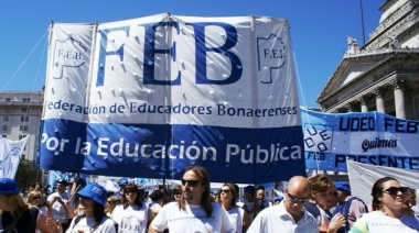 Los docentes le reclaman a Kicillof un “rápido” aumento salarial