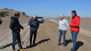 Vialidad Nacional recorrió el camino Monte Hermoso- Sauce Grande