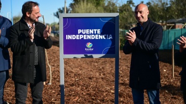 Se inauguró el  Puente Independencia en Ingeniero Maschwitz