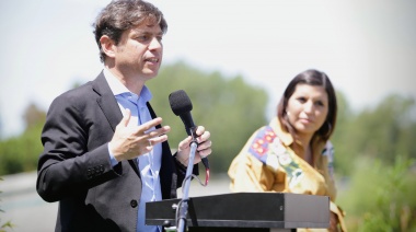 Kicillof lanzó el programa de Cambio Climático