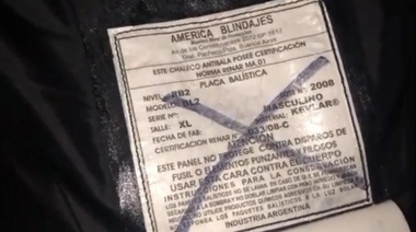 Piden informe sobre los chalecos que Vidal entrega a la Bonaerense