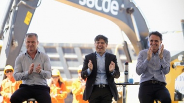 Kicillof puso en marcha las obras para transformar en autovía la Ruta 3