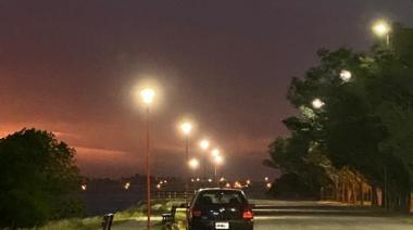 Llegaron las luces led al Balneario Municipal