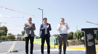 Kicillof y Secco inauguraron el puente “La Unión” en Ensenada