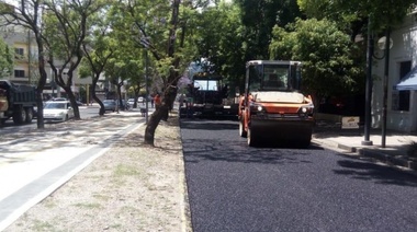 La ciudad continúa con los trabajados de pavimentación