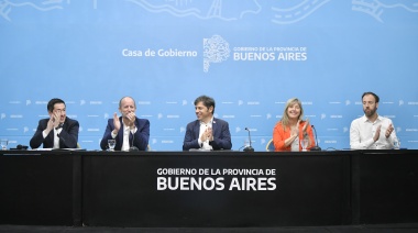 Sin la oposición, Kicillof presentó “Municipios a la Obra”