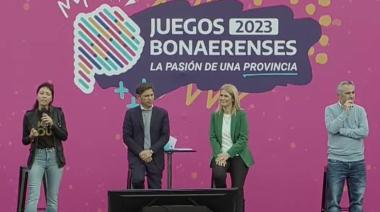 Kicillof activó los Juegos Bonaerenses: “Es una política de equidad y justicia social”
