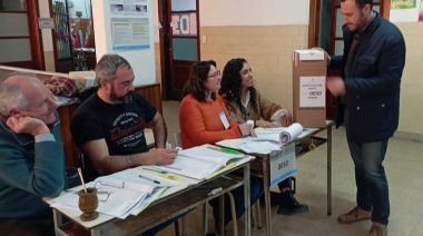 Votó Ralinqueo: “Valoremos todos y todas la posibilidad de elegir los destinos de nuestra Patria”