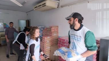 La Provincia continúa con tareas de asistencia por el temporal