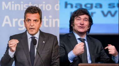 Con un punto de diferencia, las encuestas ubican a Massa y Milei en el balotaje