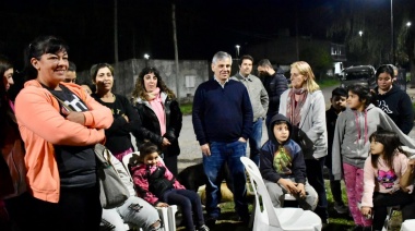Con Primero Chivilcoy, Britos sigue recorriendo los barrios