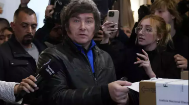 Votó Milei: ¿Qué dijo?