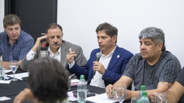 En rechazo a la Ley Ómnibus: Kicillof reunió a gobernadores, legisladores y la CGT