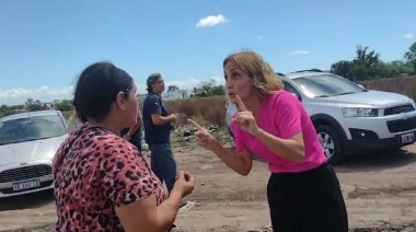 Arietto quiso hacer propaganda contra Kicillof y los vecinos la echaron