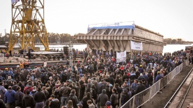Trabajadores del Astillero Río Santiago “apoyan” las políticas navales de Kicillof