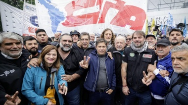 Kicillof se pone al frente de la marcha contra el veto de las jubilaciones
