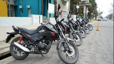 Recoulat avanzó con la compra de 5 motos 0 km para protección ciudadana