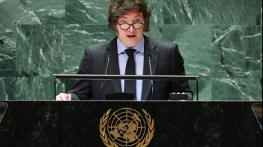 Milei dio un discurso copiado de una serie ante la Asamblea de la ONU