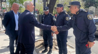 Alak supervisó el control de recuperación del espacio público sin vendedores ambulantes