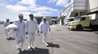 Garro recorrió el principal exportador de carne vacuna del país