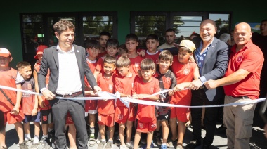 Mientras Milei aplica motosierra, Secco inaugura obras en Ensenada