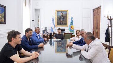 Kicillof recibió a Chiqui Tapia y preparan su desembarco en el Ceamse