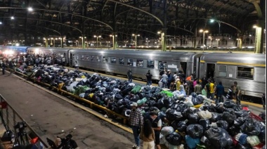 Reconstrucción de Bahía Blanca: El recorrido del Tren Solidario y parte del intendente