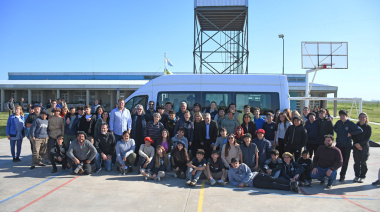 Con la presencia de un ministro de Kicillof, Britos cumplió una promesa en Chivilcoy