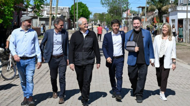 Kicillof recorre la Provincia y lidera la campaña de la mano de Taiana 