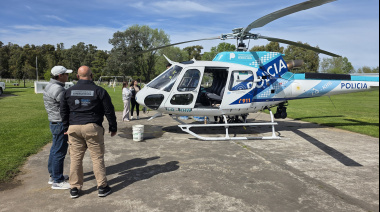Stadnik se anota un poroto en medio de la crisis hídrica: helicóptero y asistencia para La Sofía