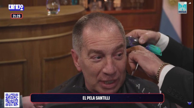 Promesa cumplida: Diego Santilli se rapó la cabeza al ras tras el triunfo de La Libertad Avanza