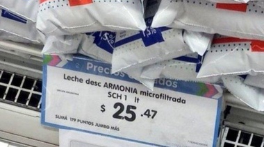 La limitación de venta de leche enfureció a Pinedo