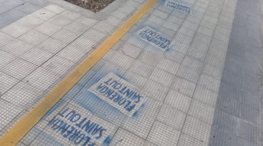 En el municipio evalúan una sanción a Saintout por las pintadas