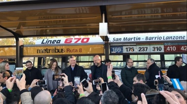 Vidal y Macri eligieron el Metrobus como último acto de gestión