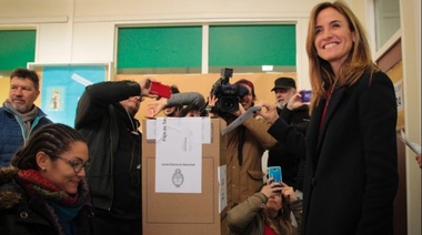 Votó Tolosa Paz: “Hoy nace la posibilidad de tener una intendenta mujer”