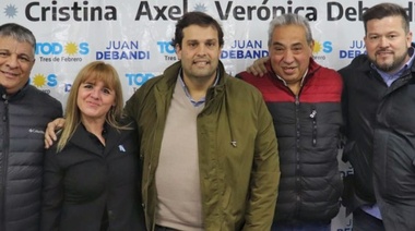 El peronismo se mostró en unidad detrás de la candidatura de Debandi