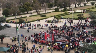 Marcha de cooperativistas terminó con graves incidentes