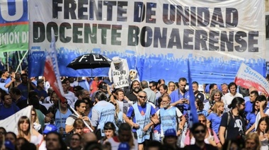 Docentes bonaerenses exigen la activación mensual de la cláusula gatillo