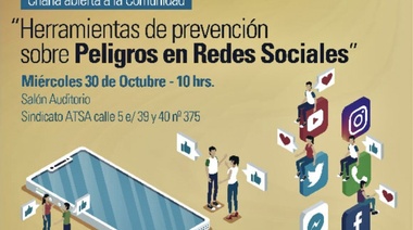 ATSA brindará taller sobre los peligros de las redes sociales
