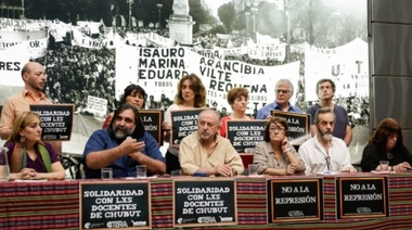 Docentes paran y no habrá clases por la represión en Chubut