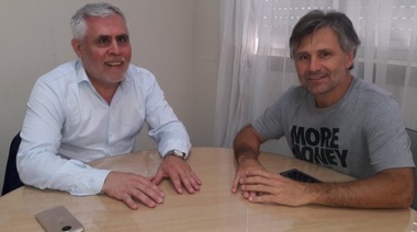 Santillán celebró la visita de Di Palma