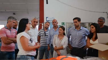 Cagliardi recorrió el Polígono industrial