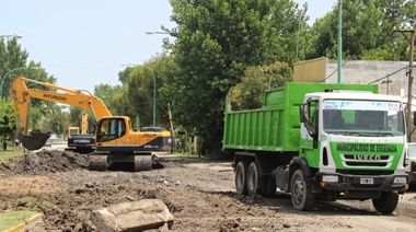 Frente de obras en Ensenada